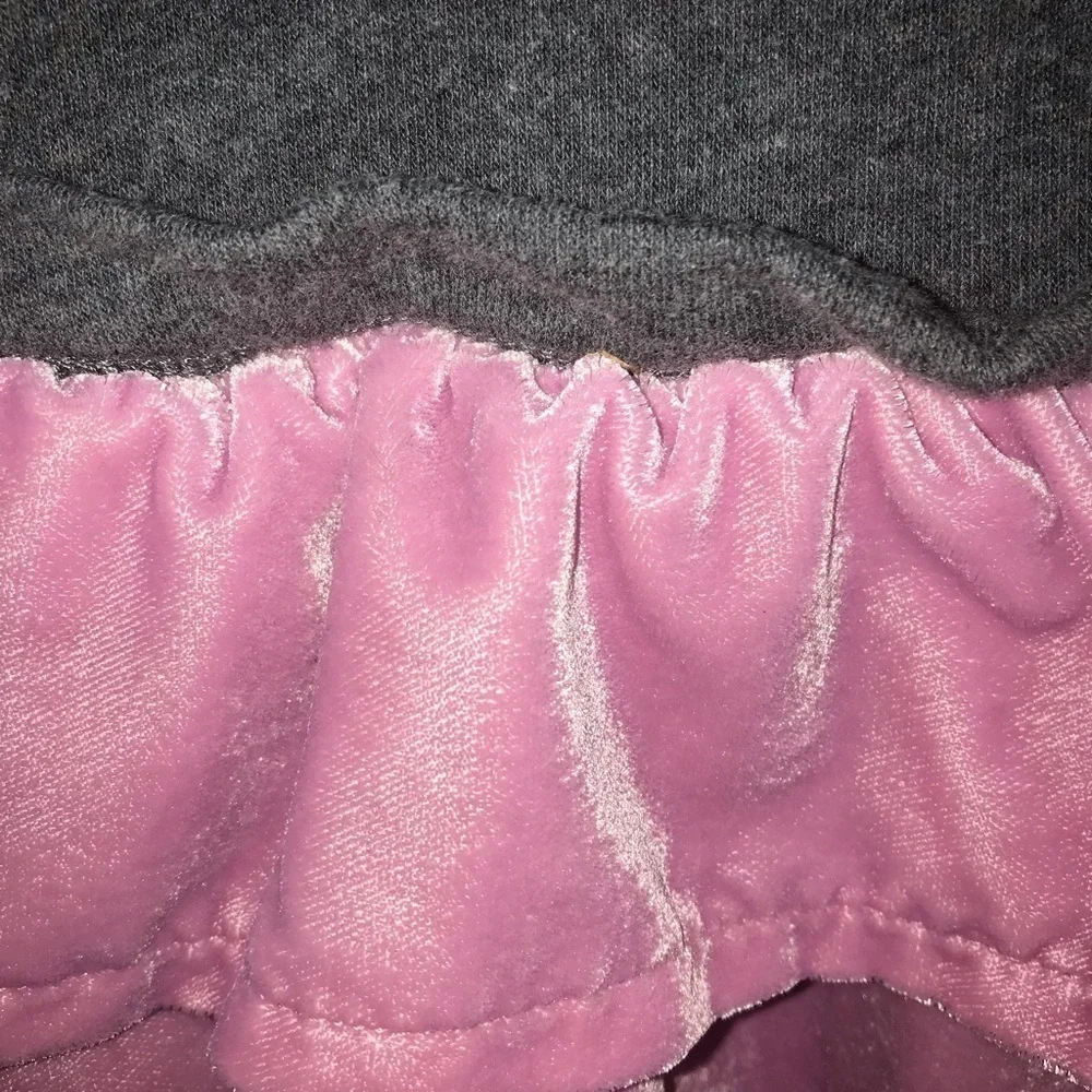 Crewcuts Grey & Pink Velvet Dress